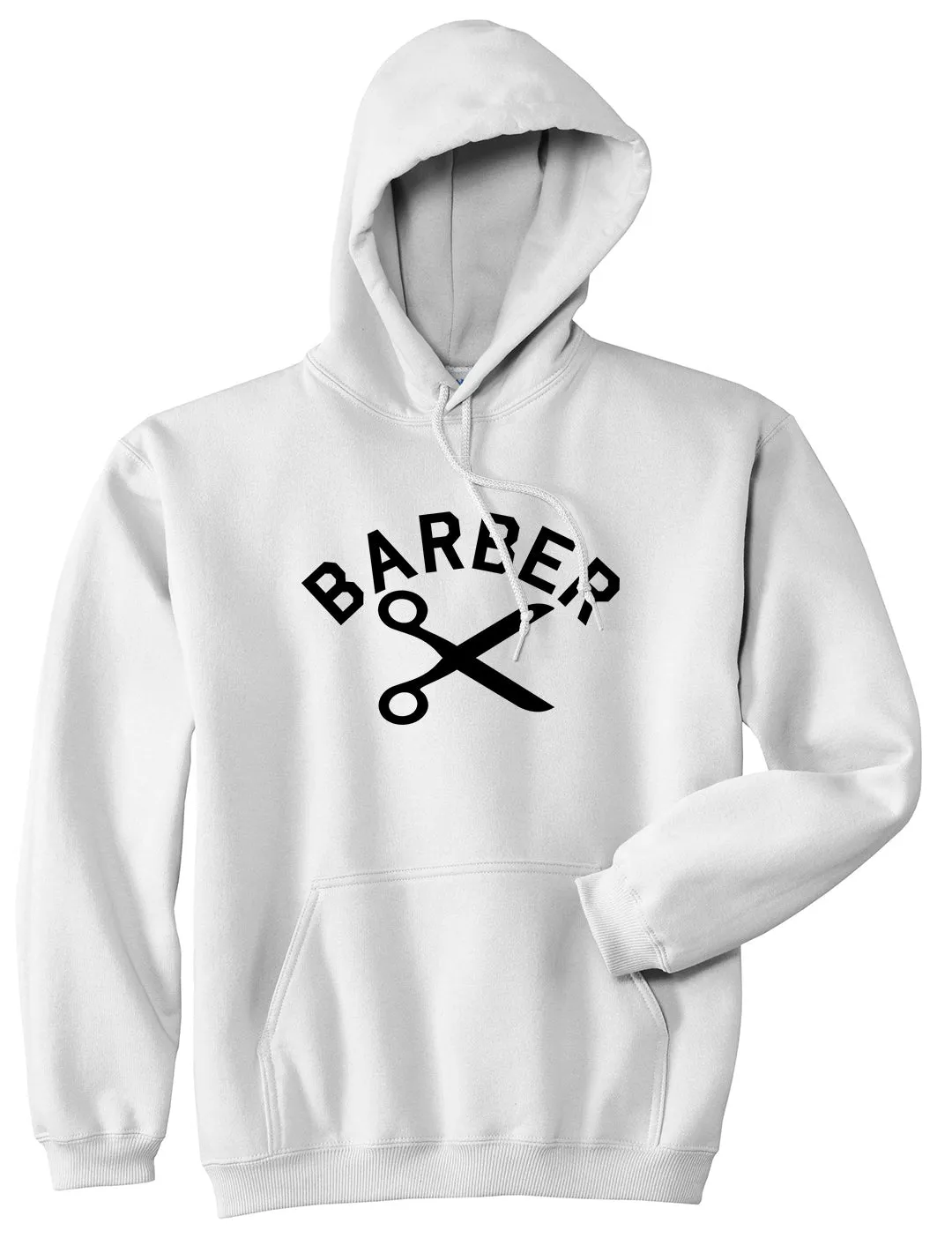 Barber Scissors Mens Pullover Hoodie