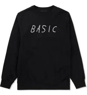 Basic Plain Mens Crewneck Sweatshirt