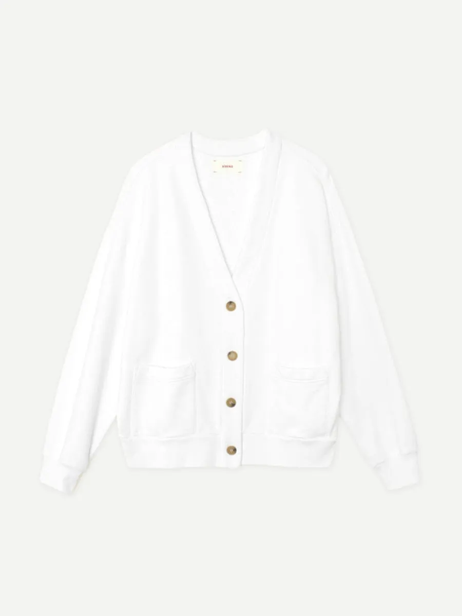 Benny Cardigan in White