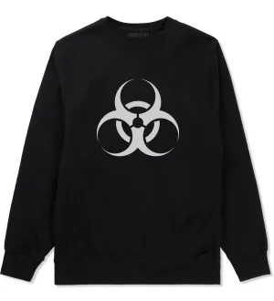 Biohazard Symbol Mens Crewneck Sweatshirt