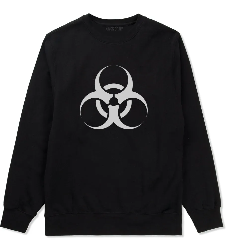 Biohazard Symbol Mens Crewneck Sweatshirt