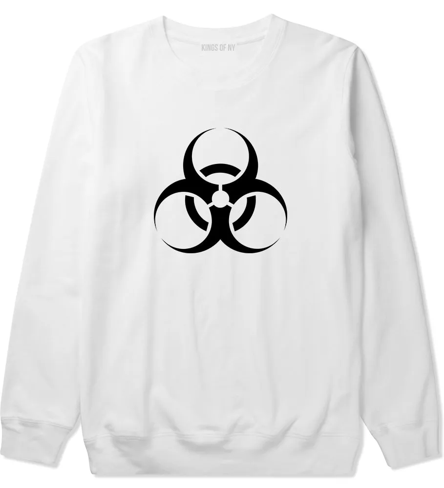 Biohazard Symbol Mens Crewneck Sweatshirt