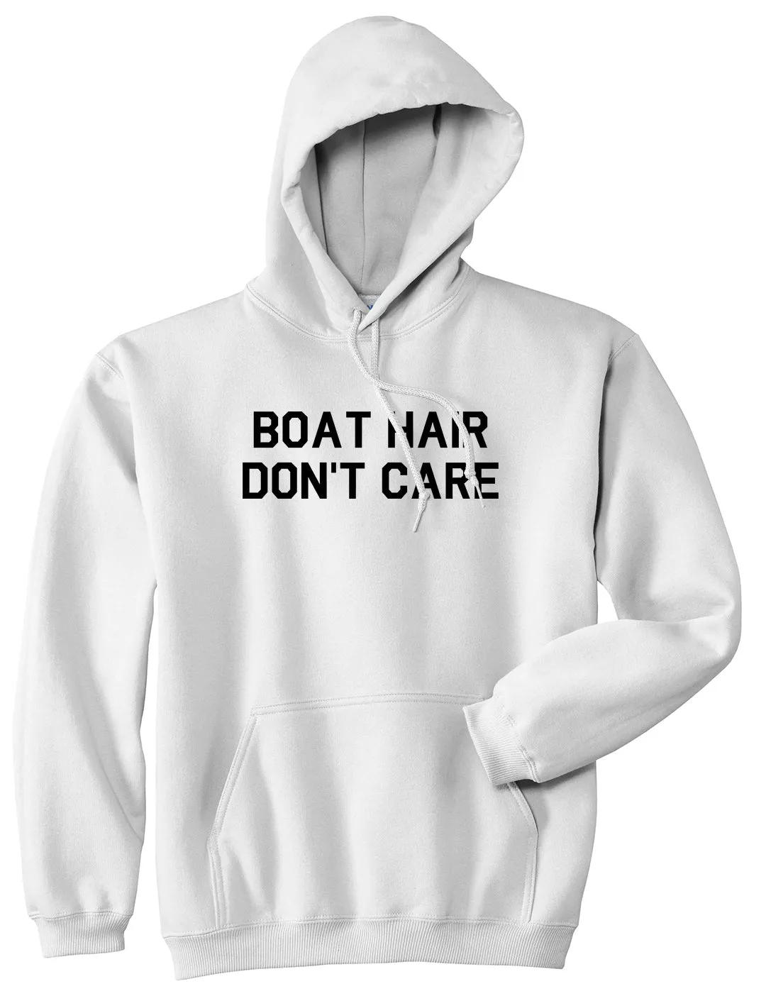 Boat Hair Dont Care Mens Pullover Hoodie