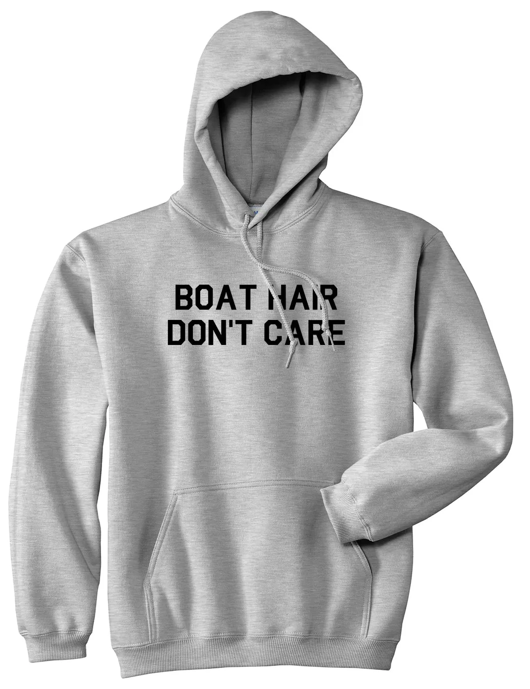 Boat Hair Dont Care Mens Pullover Hoodie