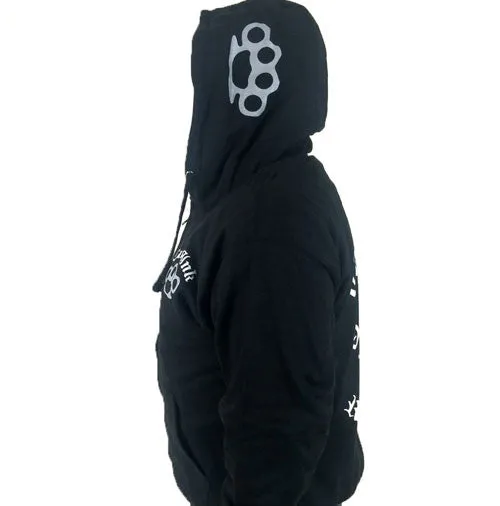 Born To Rumble Men's ZIPPERED Hoodie