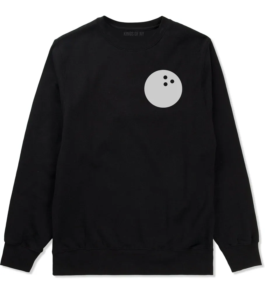 Bowling Ball Chest Mens Crewneck Sweatshirt