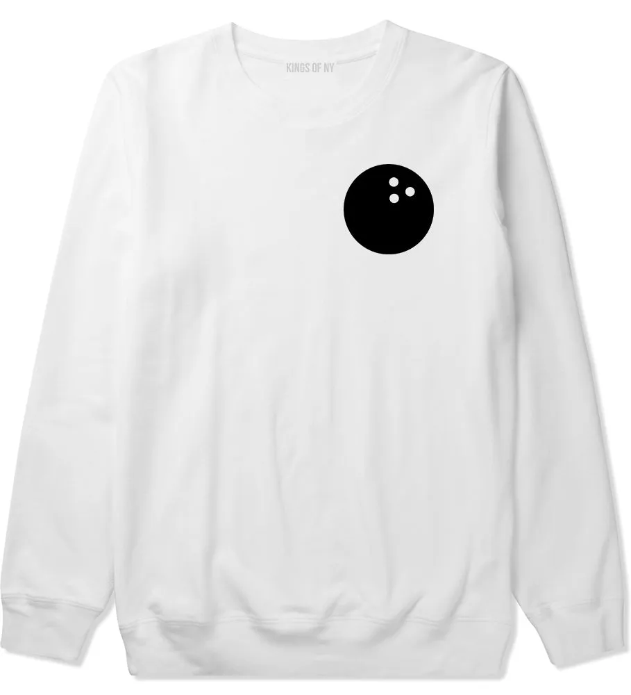 Bowling Ball Chest Mens Crewneck Sweatshirt