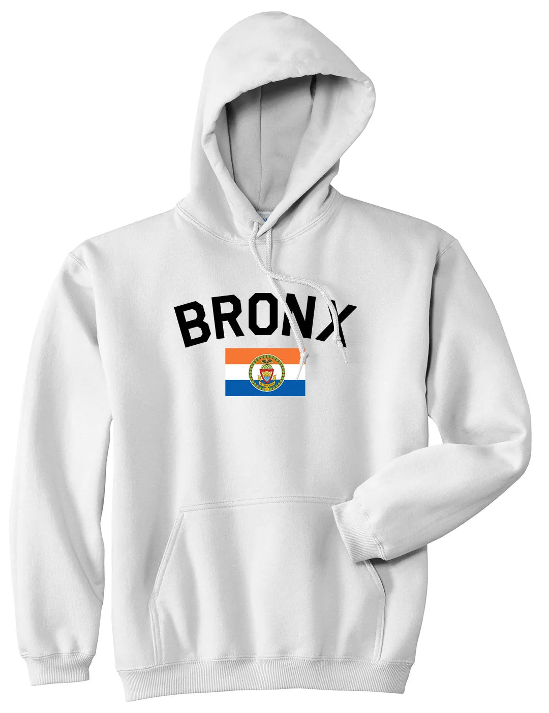 Bronx Flag Mens Pullover Hoodie