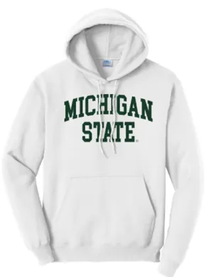 Classic Michigan State White Hoodie