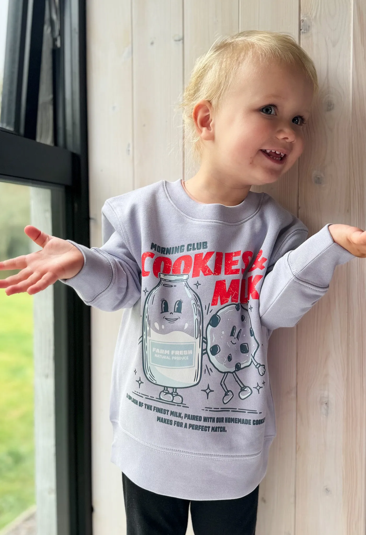 Cookies & Milk Organic Cotton Childrens Sweatshirt