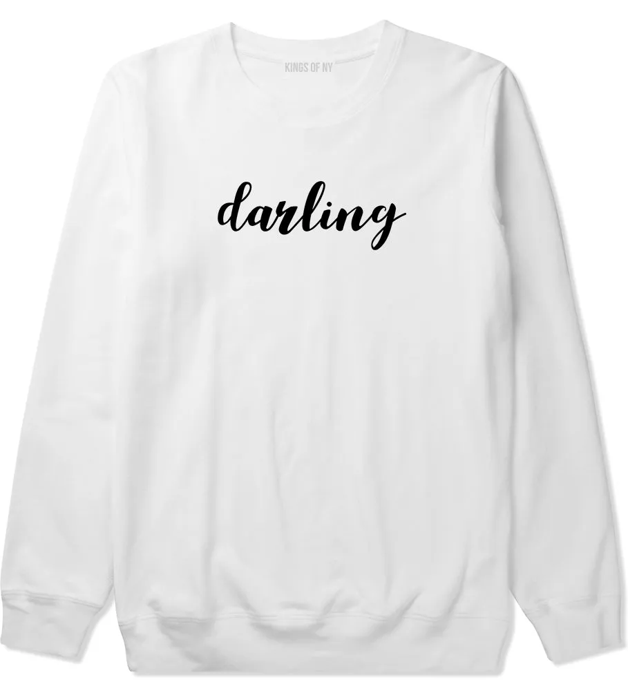 Darling Script Mens Crewneck Sweatshirt