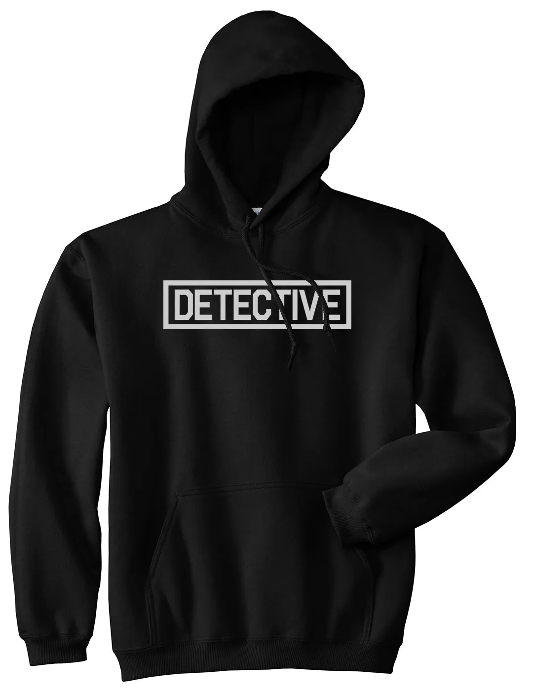 Detective Box Logo Mens Pullover Hoodie