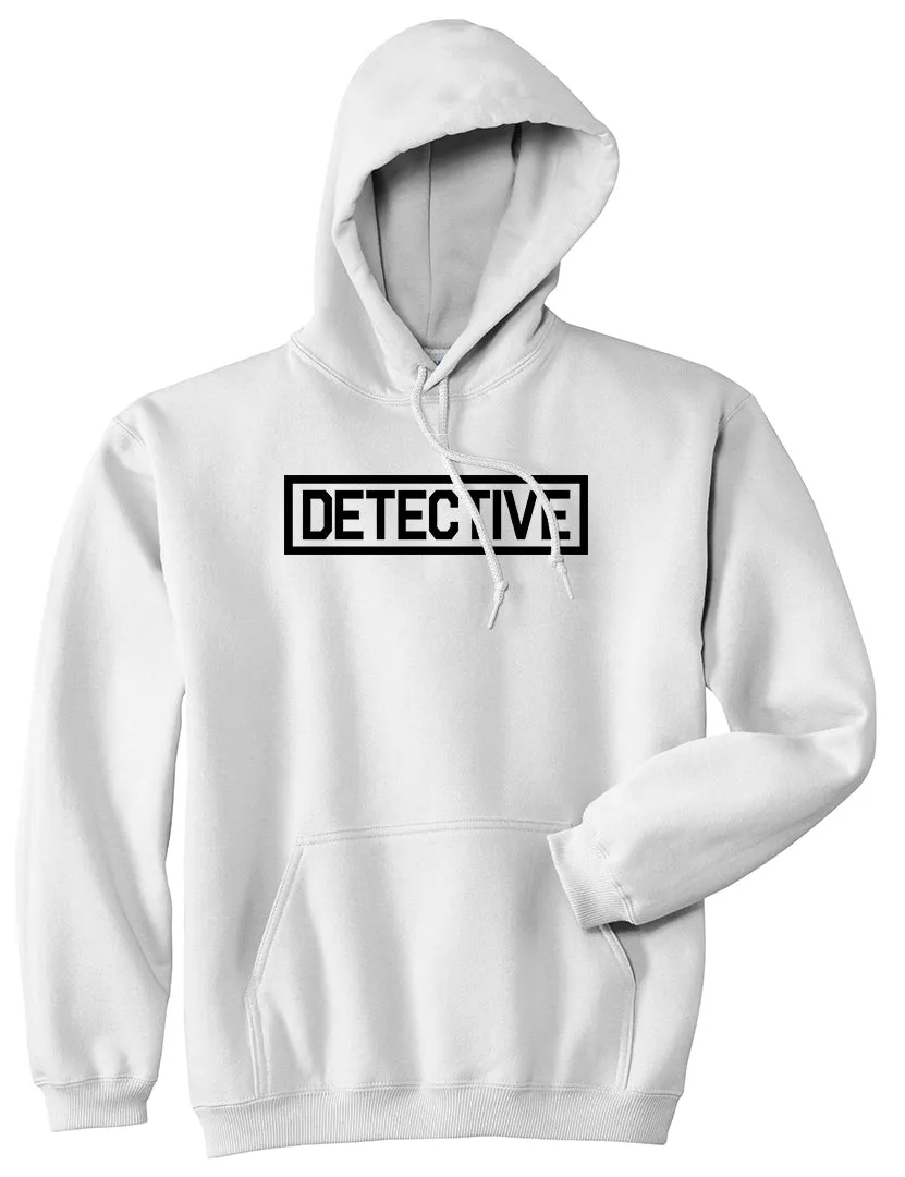 Detective Box Logo Mens Pullover Hoodie