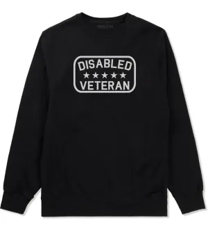 Disabled Veteran Army Mens Crewneck Sweatshirt