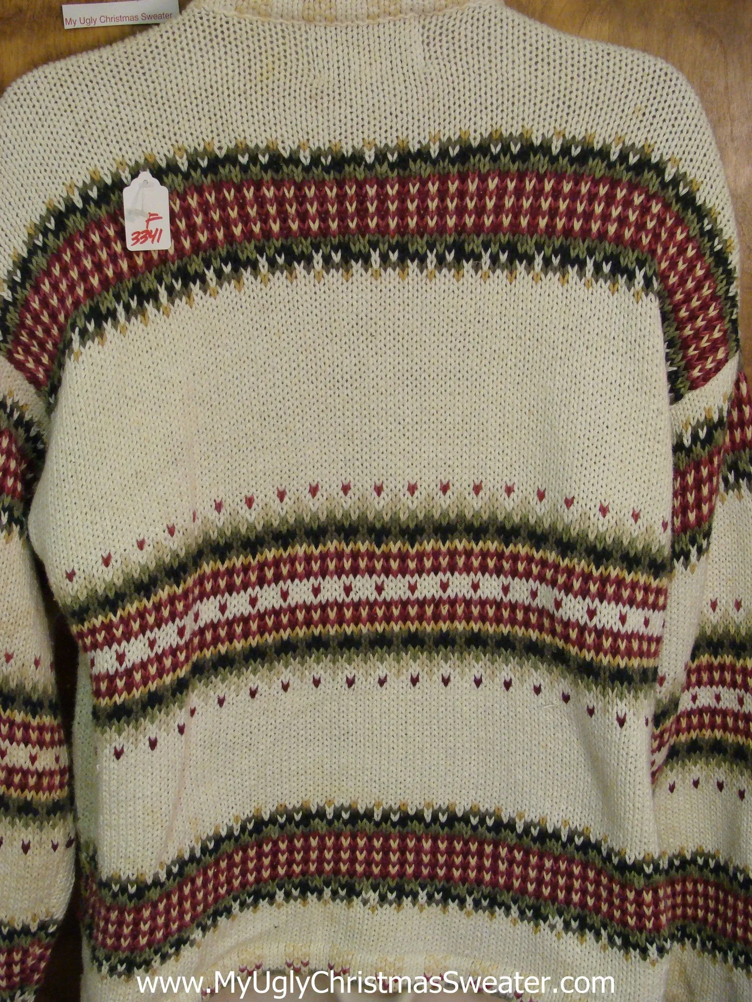 Dizzy Awful Pattern Cheap Ugly Christmas Sweater