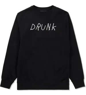 Drunk Mens Crewneck Sweatshirt