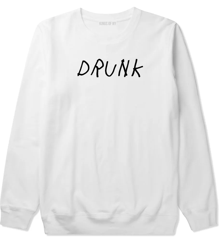 Drunk Mens Crewneck Sweatshirt