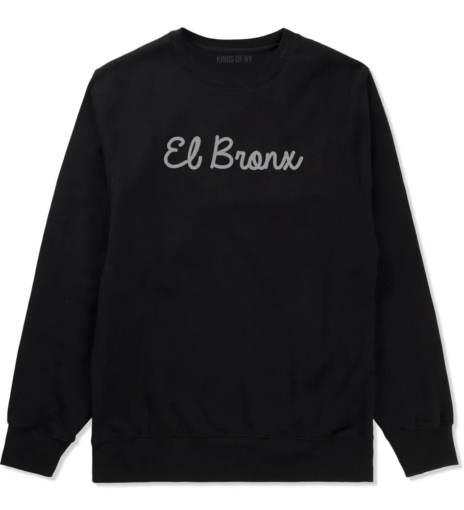 El Bronx Spanish Script Mens Crewneck Sweatshirt