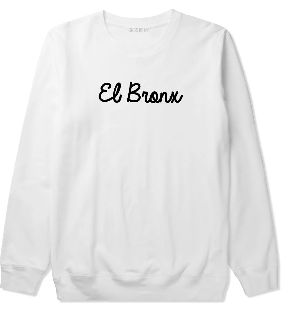 El Bronx Spanish Script Mens Crewneck Sweatshirt