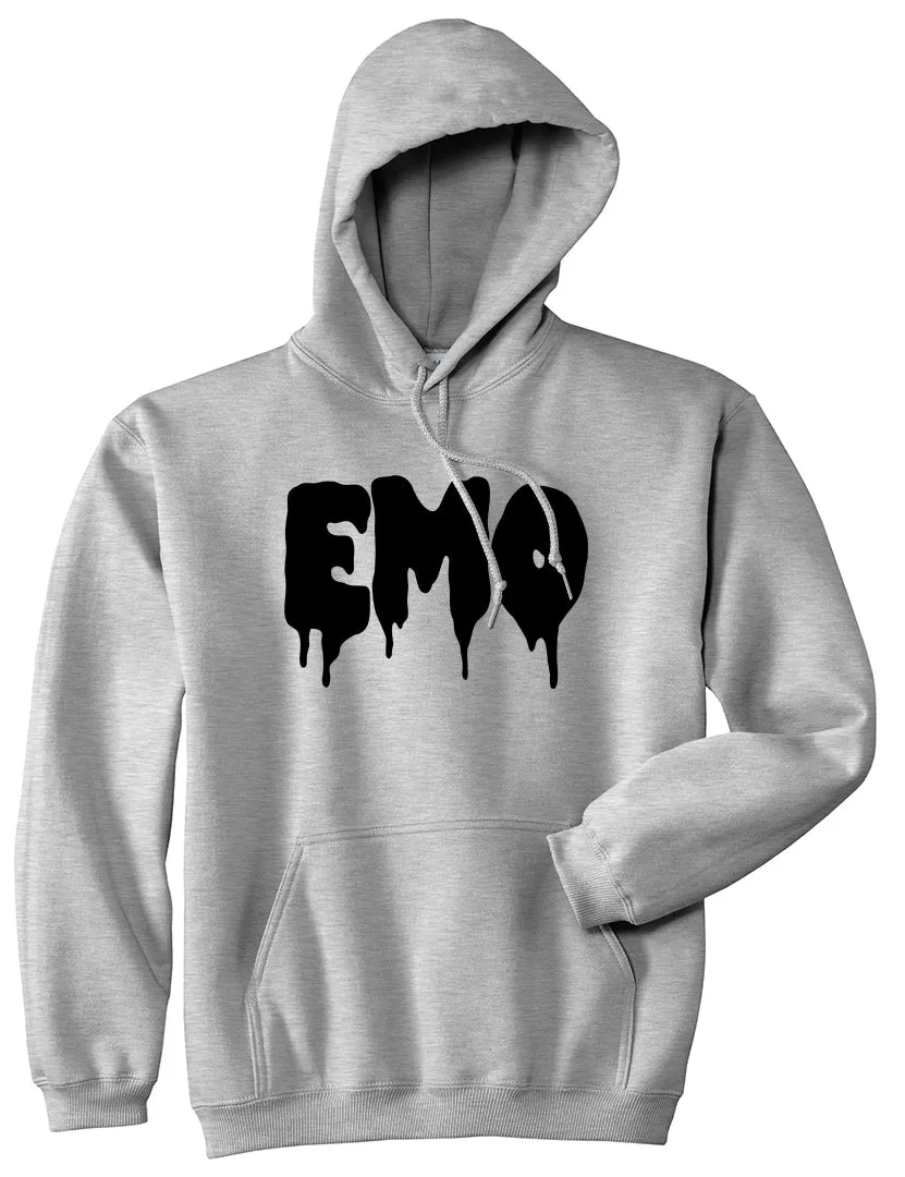 Emo Goth Mens Pullover Hoodie