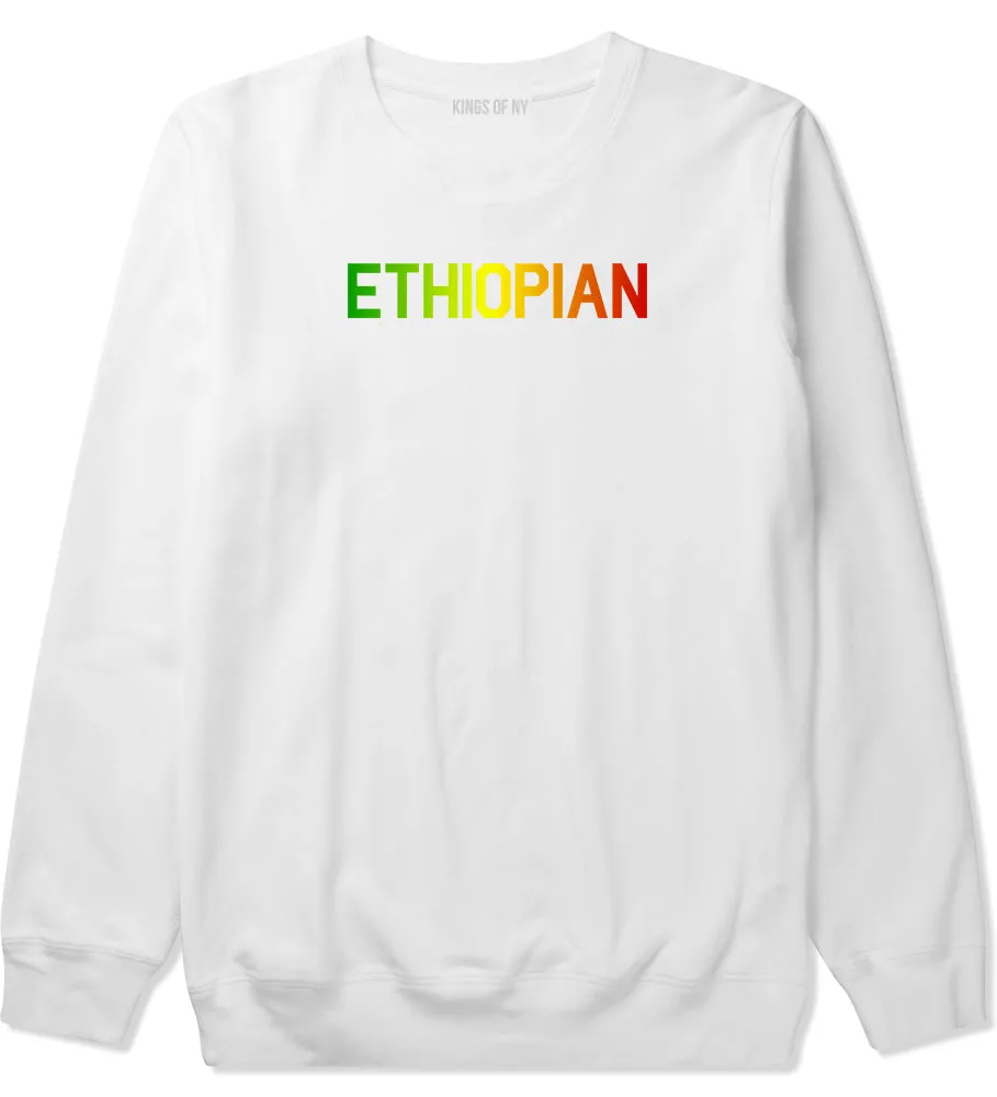 Ethiopian Colors Ethiopia Mens Crewneck Sweatshirt