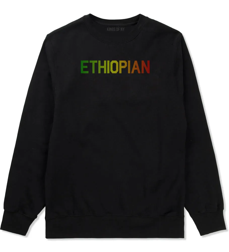 Ethiopian Colors Ethiopia Mens Crewneck Sweatshirt