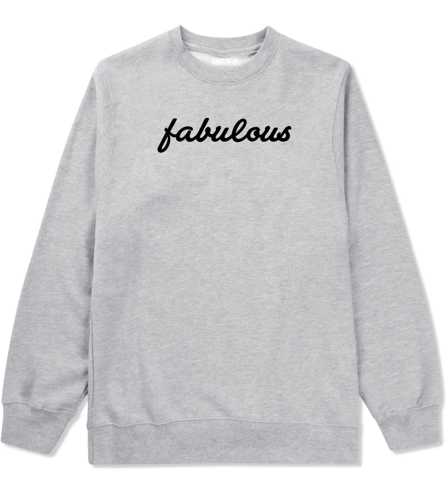 Fabulous Script Mens Crewneck Sweatshirt