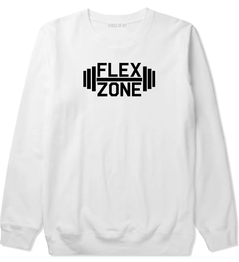 Flex Zone Fitness Gym Mens Crewneck Sweatshirt