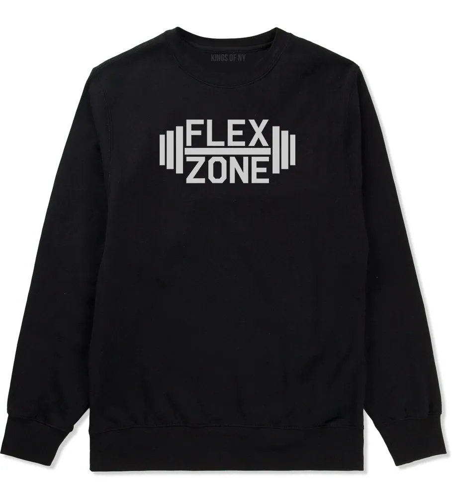 Flex Zone Fitness Gym Mens Crewneck Sweatshirt