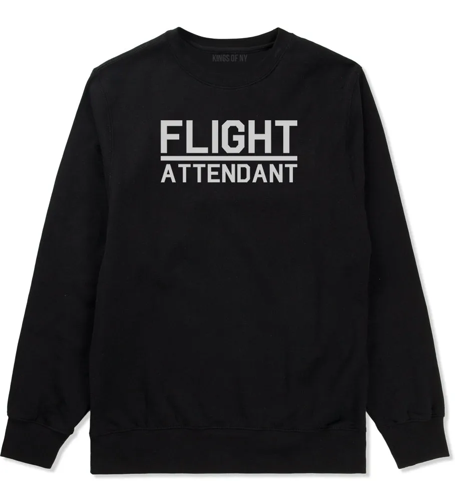 Flight Attendant Stewardess Mens Crewneck Sweatshirt