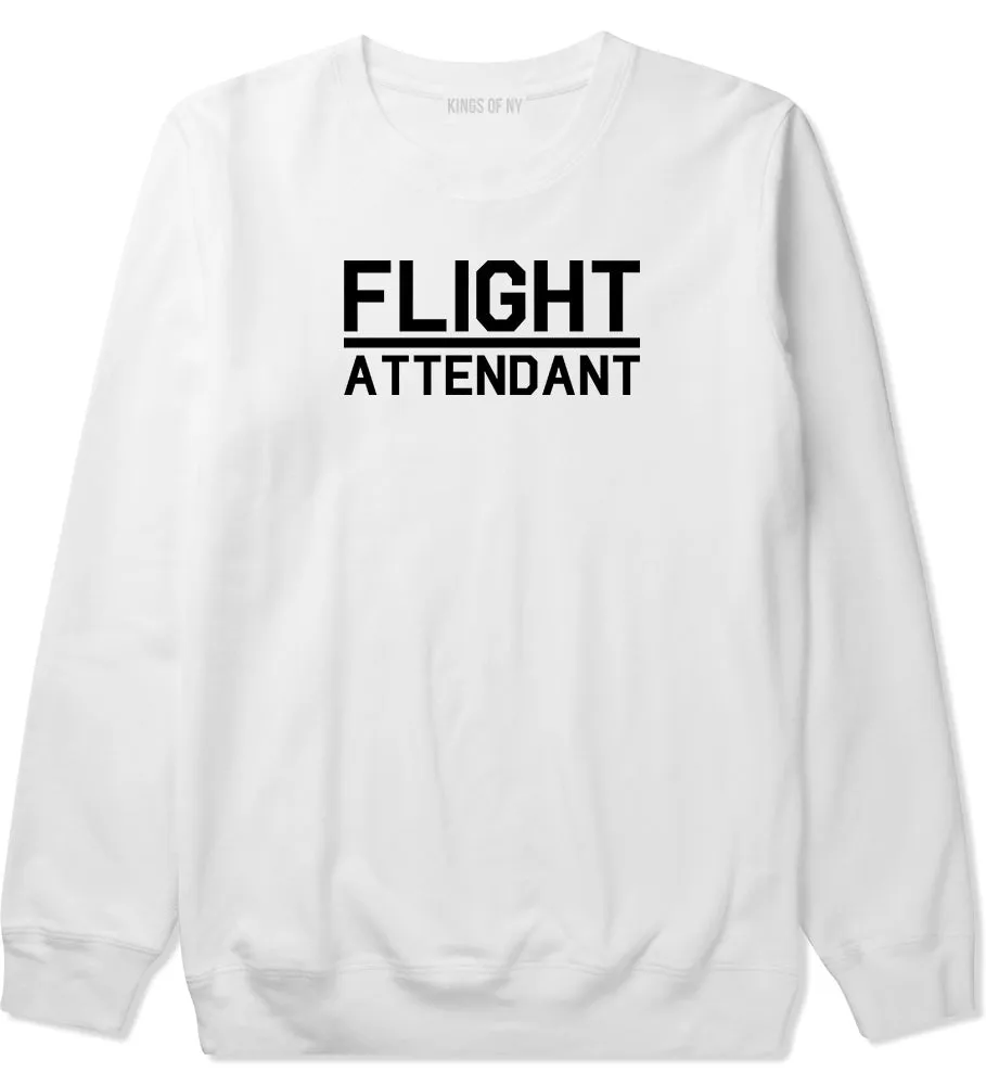 Flight Attendant Stewardess Mens Crewneck Sweatshirt