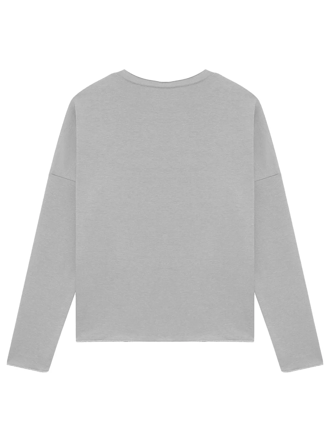 Full Size Graphic Round Neck Roll Hem Sweatshirt