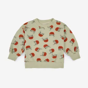 HERMIT CRAB ALL OVER BABY SWEATSHIRT