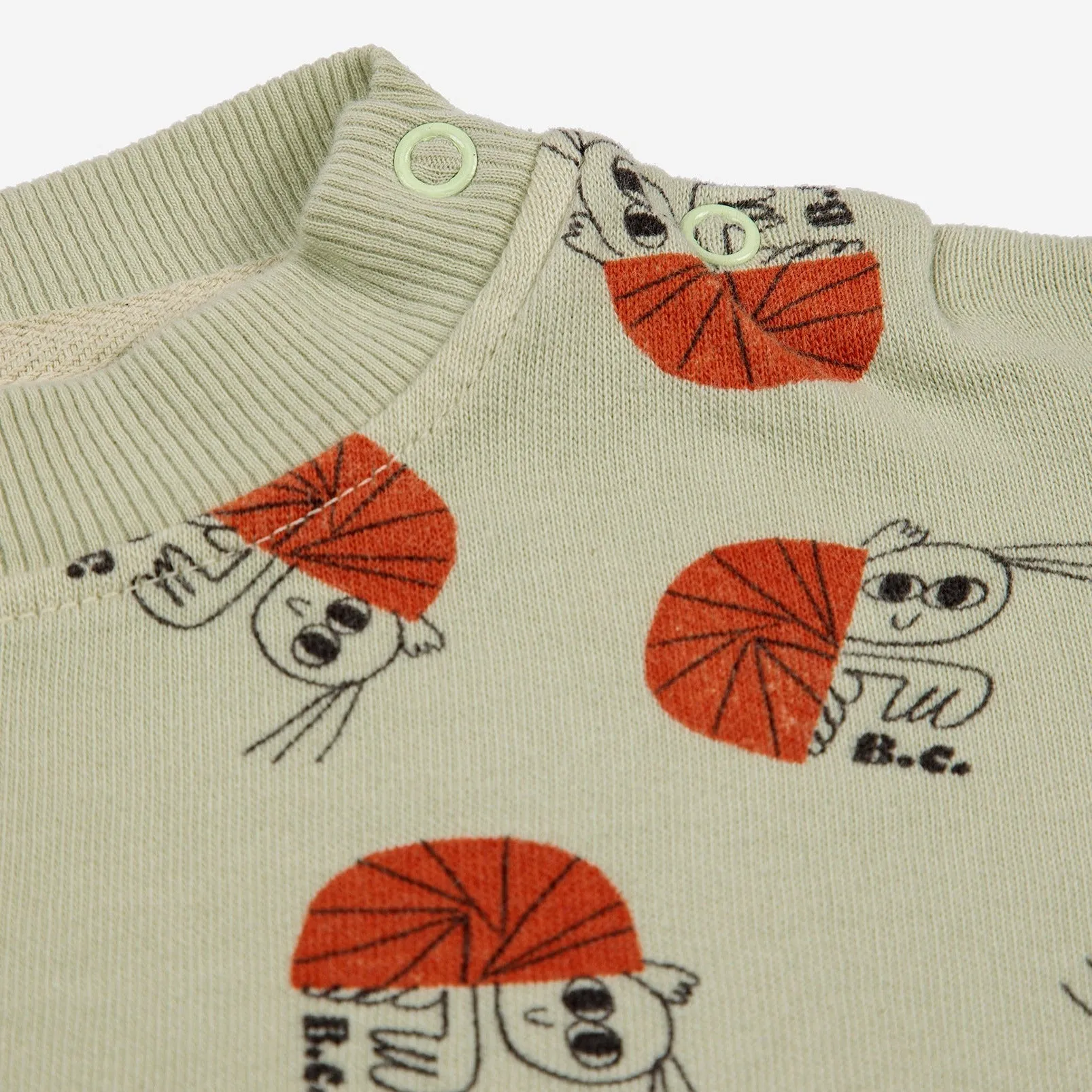 HERMIT CRAB ALL OVER BABY SWEATSHIRT