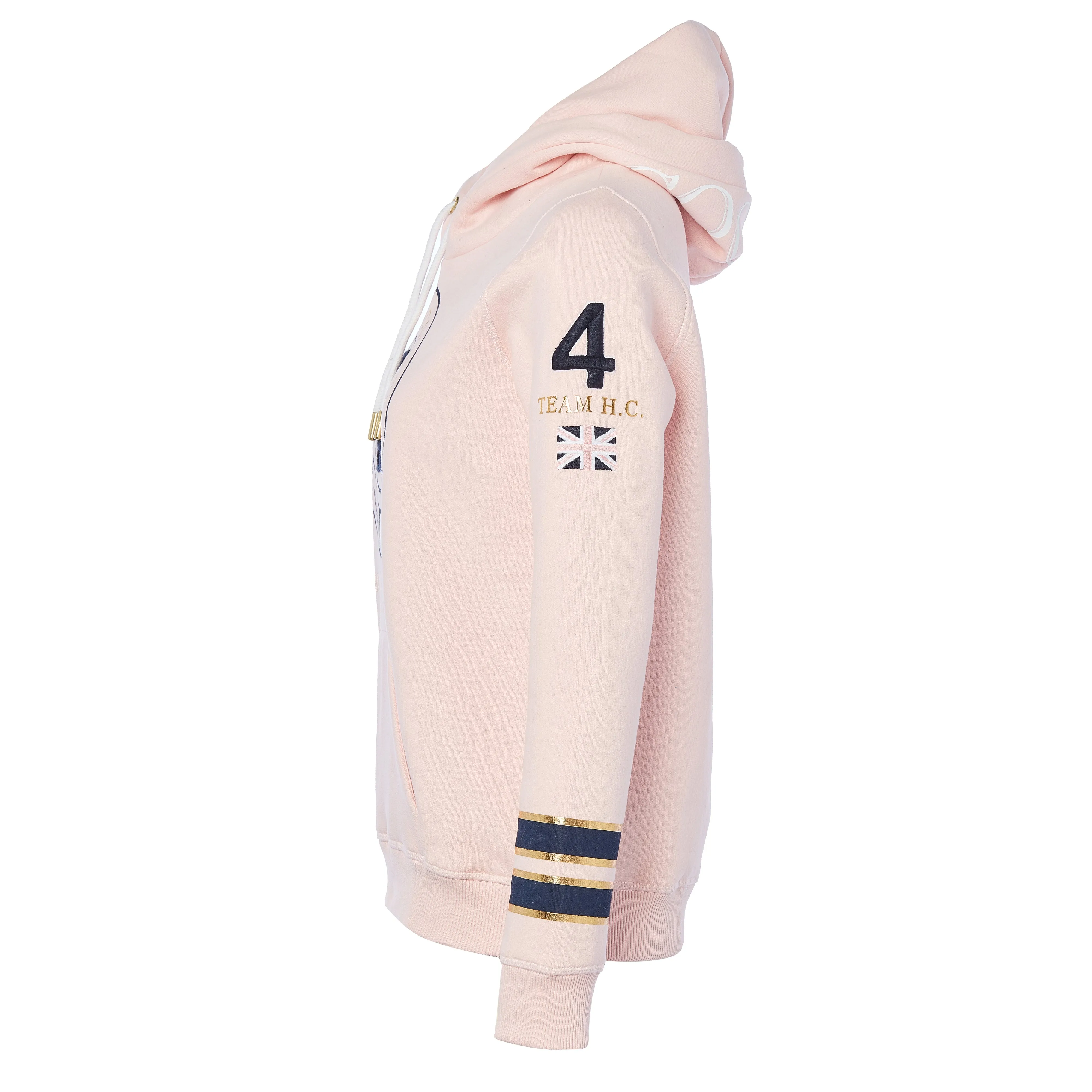 Holland Cooper Heritage Ladies Hoodie Sweat Top in Blush