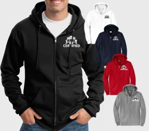 Hooded Full Zip Sweatshirt