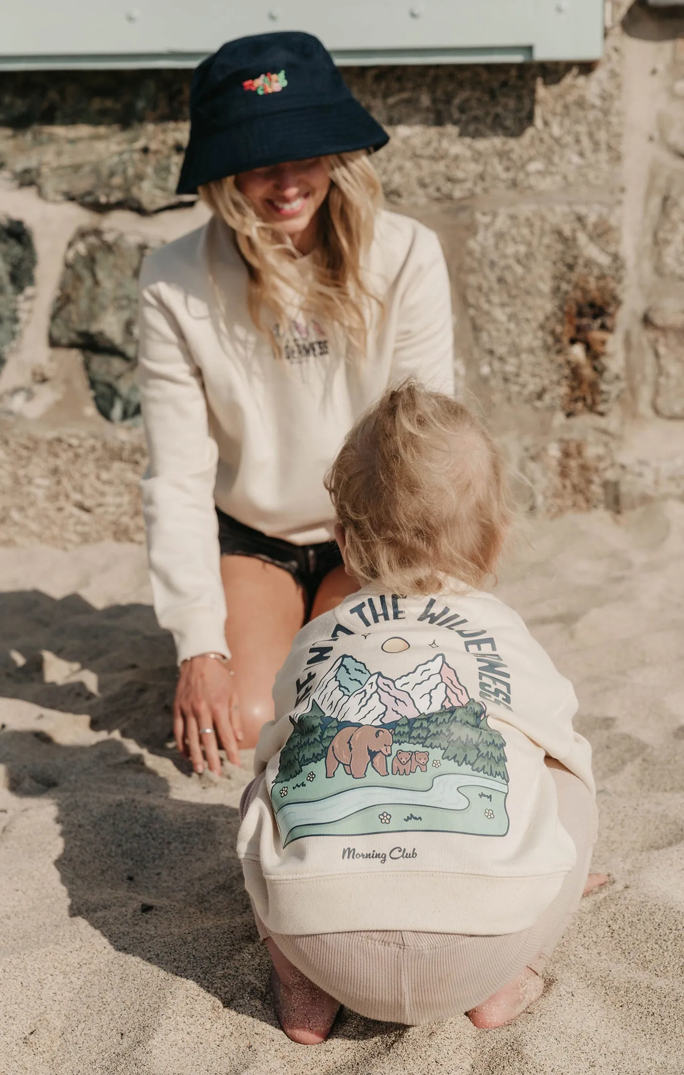 Into The Wilderness Organic Cotton Childrens Sweatshirt