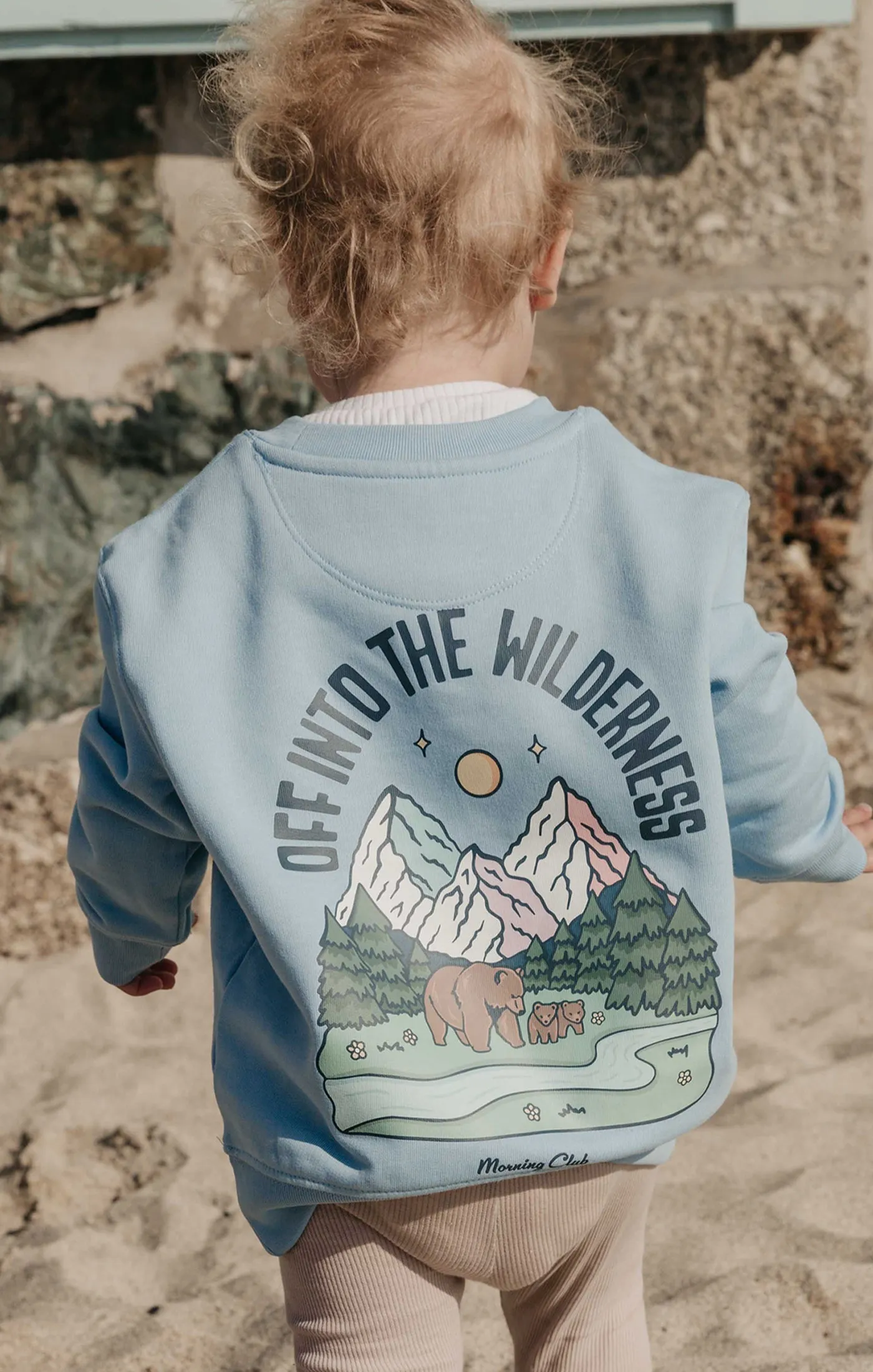 Into The Wilderness Organic Cotton Childrens Sweatshirt