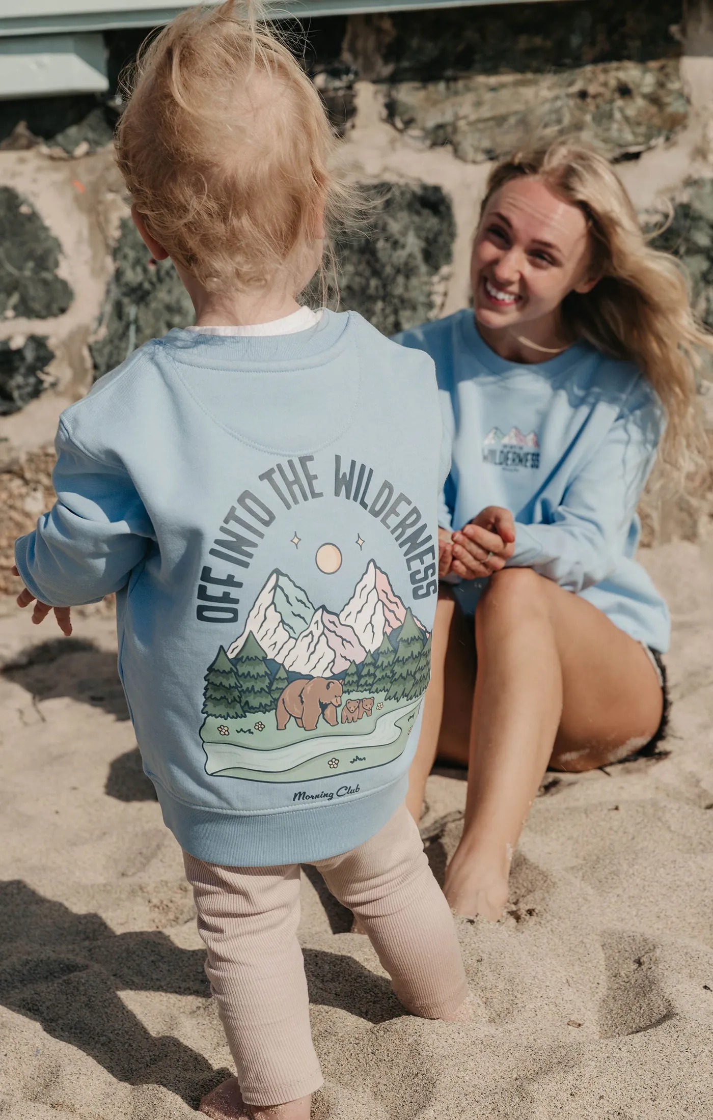 Into The Wilderness Organic Cotton Childrens Sweatshirt