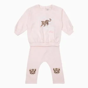 Kid's Long Sleeves Sweatshirt And Pants Outfit