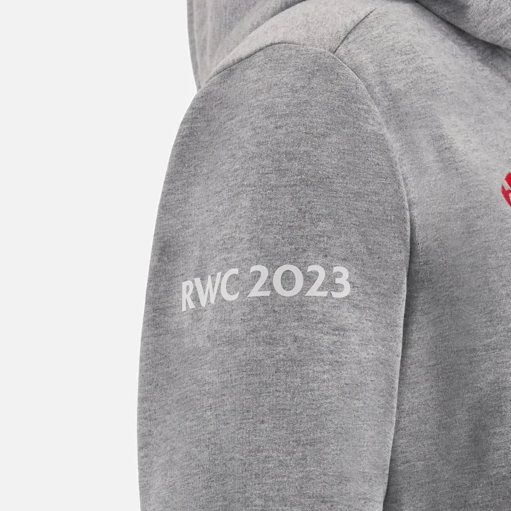 Macron Wales WRU Womens RWC 2023 Full Zip Hoodie