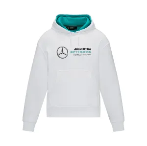 Mercedes AMG Petronas F1 Women's Oversized Hoodie - Black/White