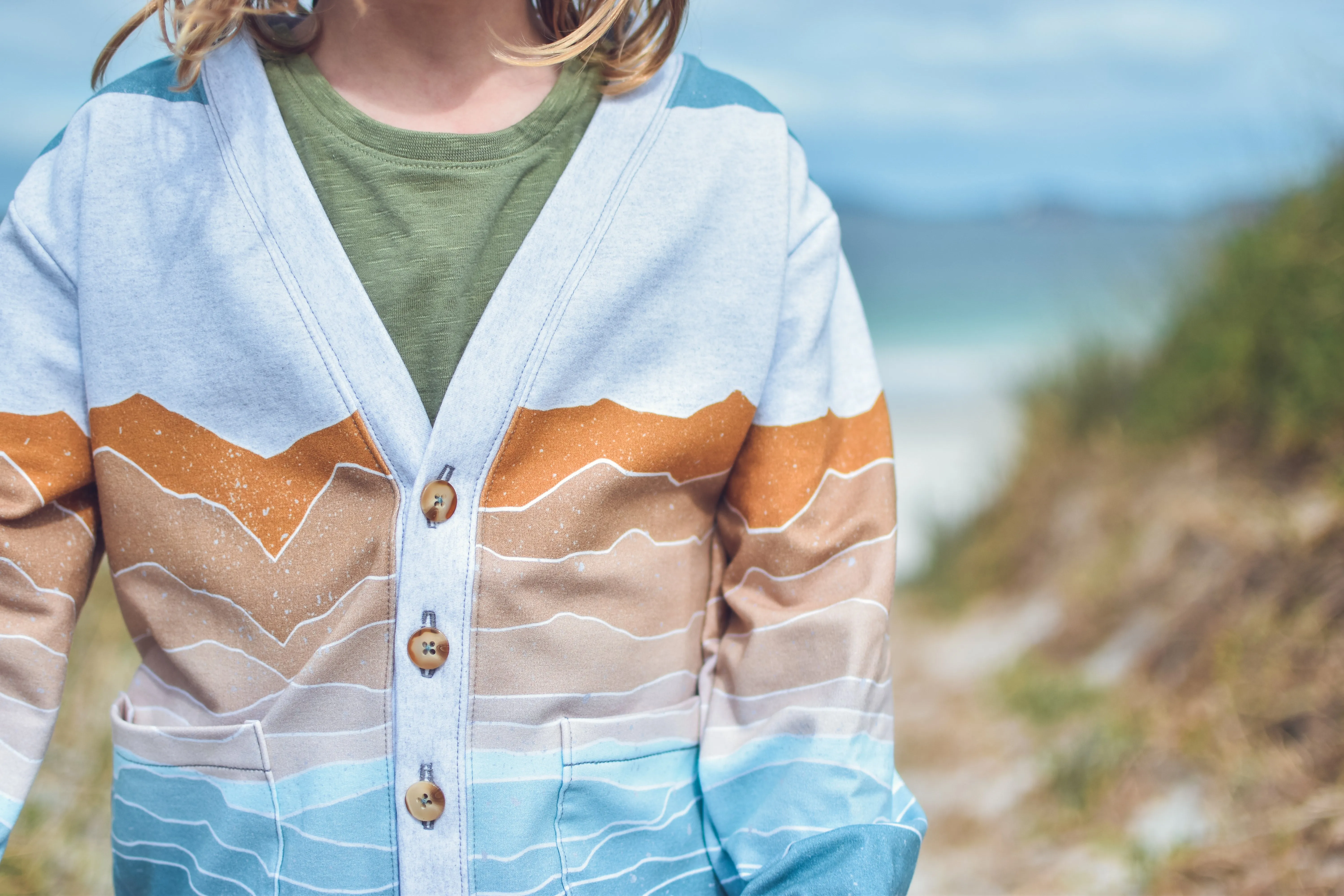 PDF Pattern - Salt Air Cardigan - Child | Waves & Wild