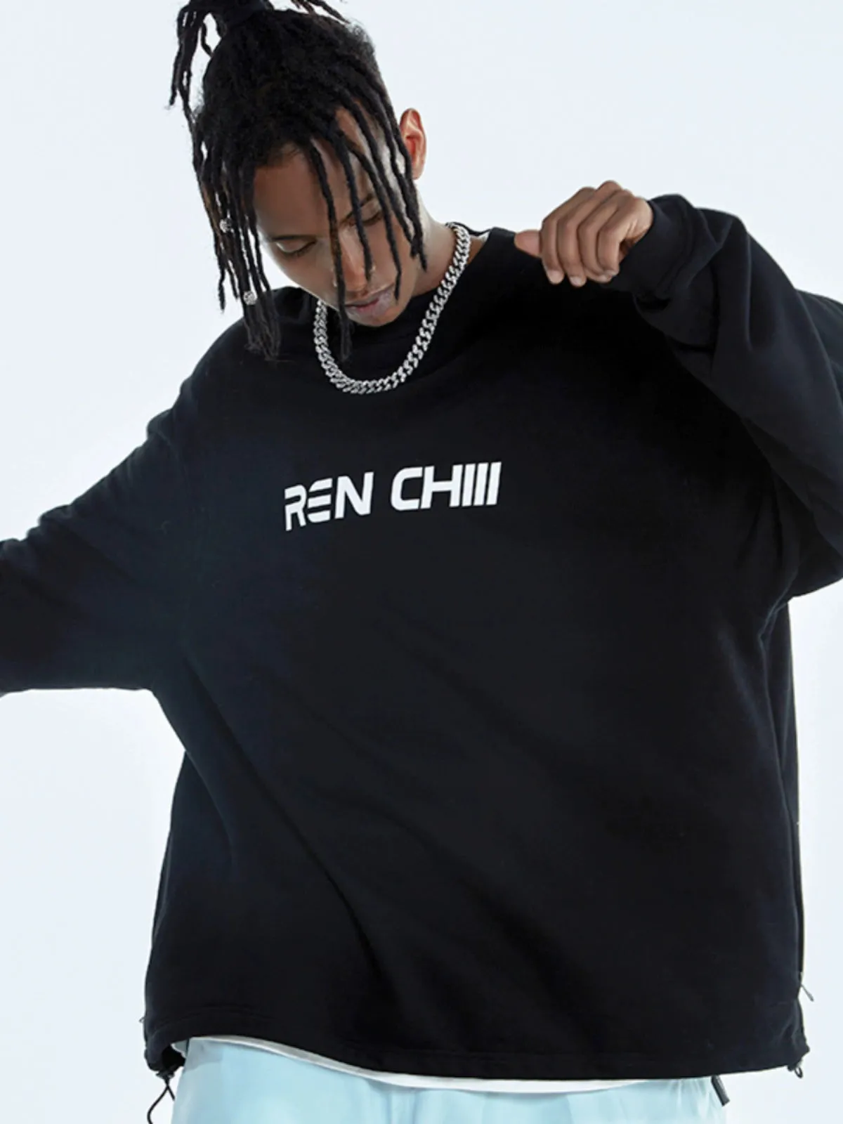 Renchill Printed Logo Waterproof Snow Hoodie