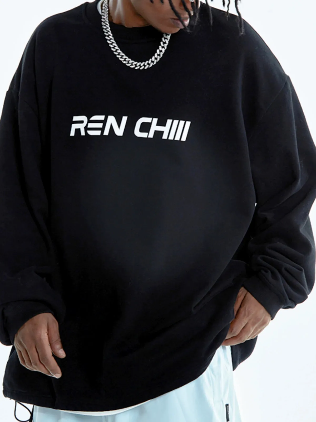 Renchill Printed Logo Waterproof Snow Hoodie