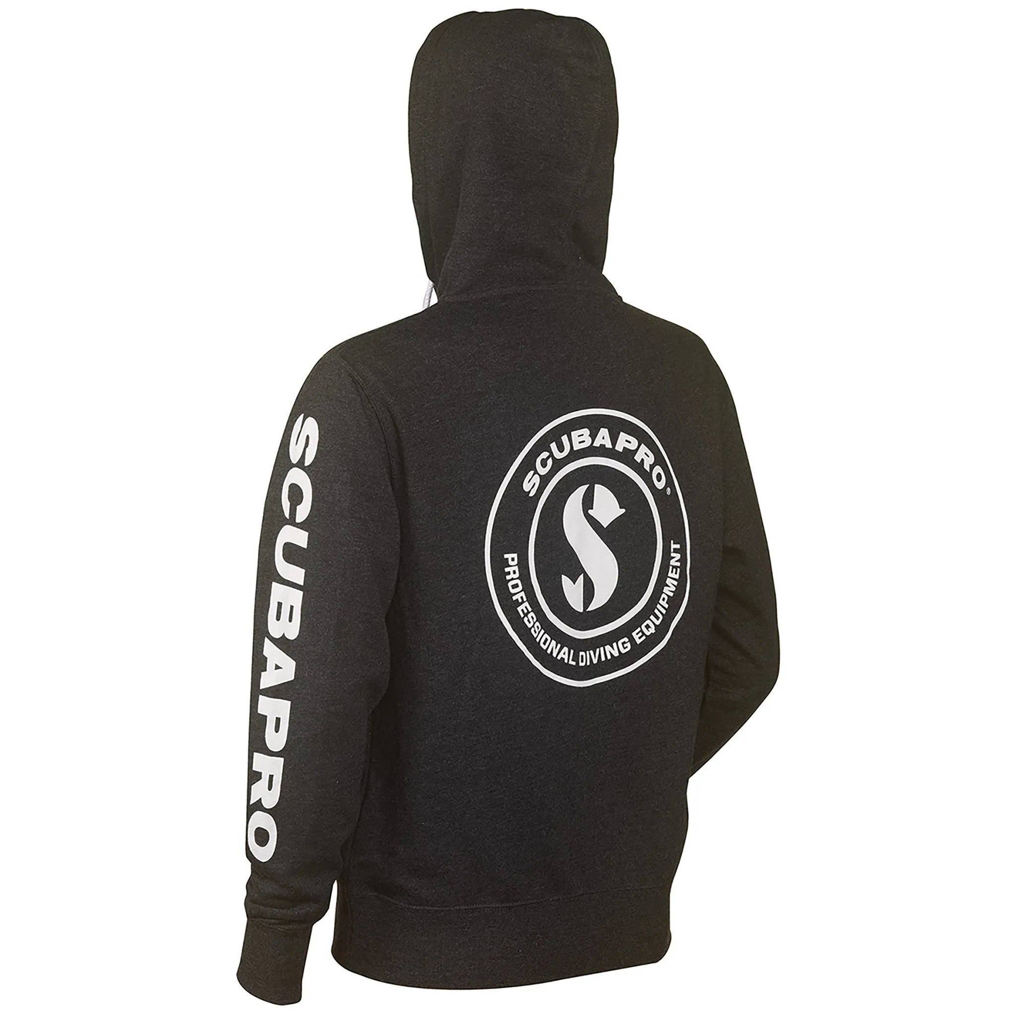 SCUBAPRO - Charcoal Gray Zip-Up Hoodie