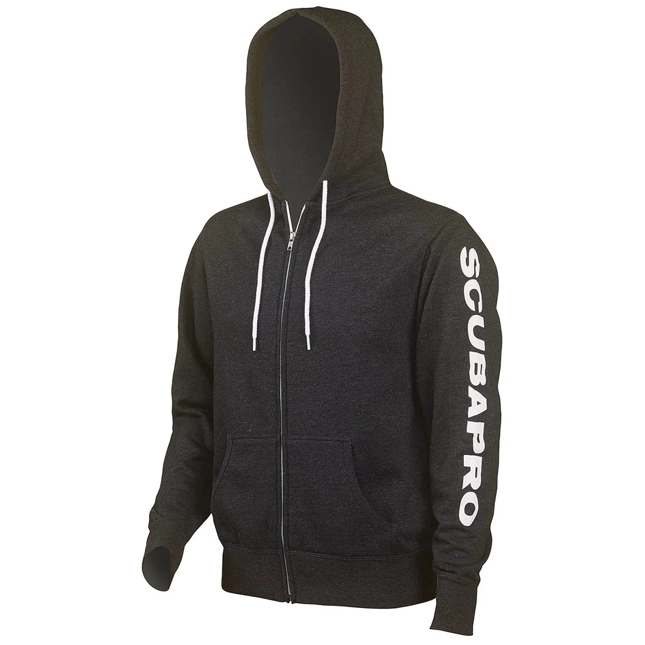 SCUBAPRO - Charcoal Gray Zip-Up Hoodie