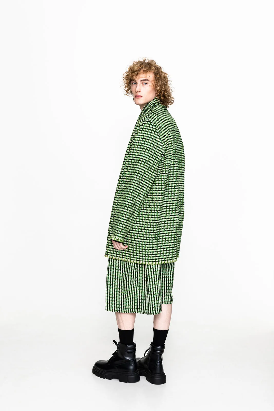 Simon Cardigan Patterned Green