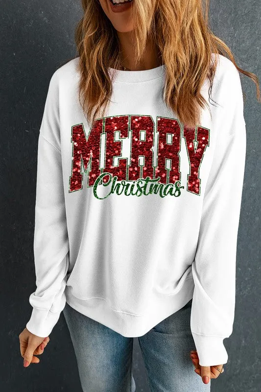 Sparkle All Day Christmas Sweatshirt