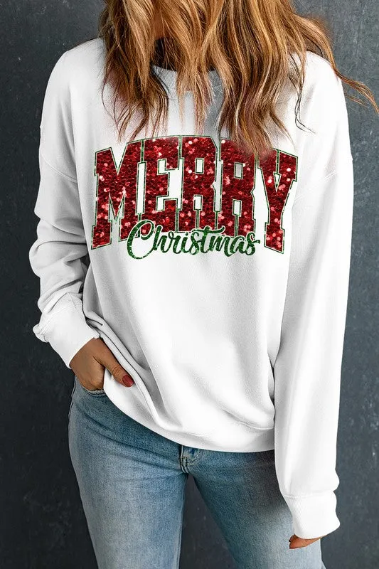 Sparkle All Day Christmas Sweatshirt